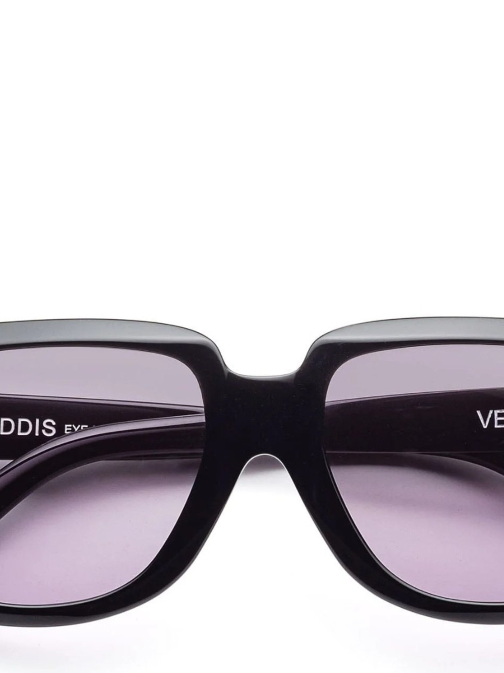 Caddis/Velma Black Sunglasses with Light Purple Lenses